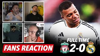 😡FUMING REAL MADRID FANS REACTION TO LIVERPOOL 20 REAL MADRID  UEFA CHAMPIONS LEAGUE [upl. by Moria]