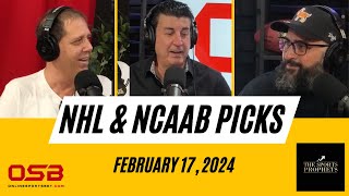 21724  Free NCAAB and NHLPicks and Predictions Podcast  OSB Podcast [upl. by Mckinney]