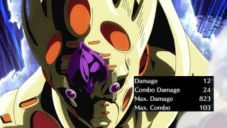 JJBA ASBR Giorno 0 Bar GER Combo823 Damage [upl. by Sidonius]