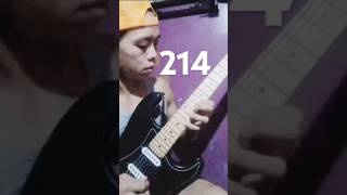 214 by Rivermaya guitarsolocover viralvideo [upl. by Atteuqram]