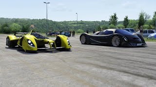 Red Bull X2010 vs Devel Sixteen  Drag at Miseluk [upl. by Isied]