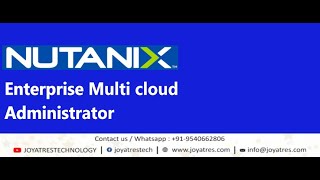 Nutanix Multi Cloud Administrator  Nutanix architecture Explain  Nutanix Interview Questions [upl. by Linnea]