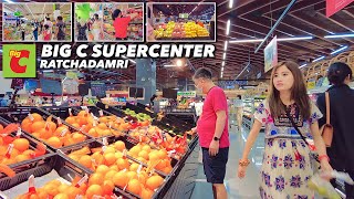 BIG C SUPERCENTERRATCHADAMRI  Supermarket in Bangkok June 2023 [upl. by Dyraj]