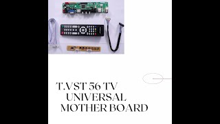 TVSTV56TVST59 led universal Board [upl. by Ydnolem149]