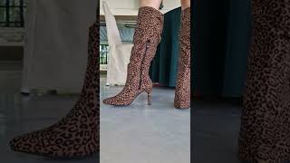 740A Bota Alta Leopardo ¡Luce Increíble y Cómoda ¡Envió Gratis A Todo México [upl. by Orvah]