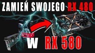 RX480 z BIOSEM od RX580  czy warto i jak to zrobić  praktyka testy wydajności  VBTpc [upl. by Adeehsar596]