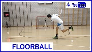 Floorball Shooting Slapshot [upl. by Elbag]