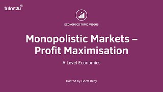 Monopolistic Markets – Profit Maximisation I ALevel amp IB Economics [upl. by Arikihs468]