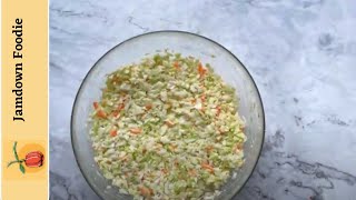 Coleslaw Recipe  Homemade Coleslaw Recipe  KFC Style Coleslaw [upl. by Eilema]