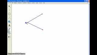 Create a Reflex Angle in Geometers Sketchpad [upl. by Gilliette]