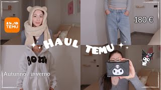 Test sui prodotti più venduti di TEMU per lautunnoinverno tra abbigliamento e borse 180 € [upl. by Nauqal]