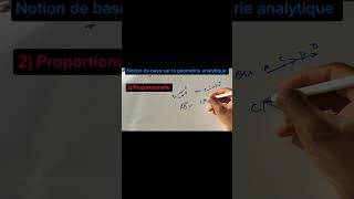 Géométrie analytique  Proportionnelle maths school mathematics algebra exam [upl. by Bove]