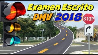 EXAMEN DE MANEJO ESCRITO EN ESPAÑOL 2018DMVPREGUNTAS Y RESPUESTAS [upl. by Aisyla397]