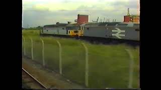 IMMINGHAM DEPOT CLASS 47s26 6 93 Neil Hayton railway memoriesrailway train class 47 [upl. by Aninnaig933]