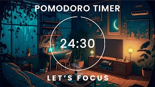 2Hour Study With Me 🎶 Deep Focus Lofi Music Study amp Work ★︎ Pomodoro 2505 [upl. by Larochelle]