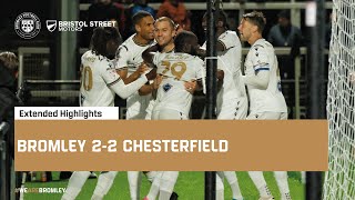 Extended Highlights Bromley 22 Chesterfield [upl. by Leahcir]