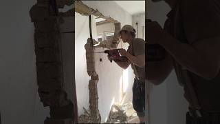 DoppeltürDurchbruch werkstatt holzwerken handwerk werkstatt diy holz abriss renovation [upl. by Hesoj588]