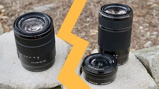 Sony 18135mm vs Kit Lens  55210mm [upl. by Nwahsit]