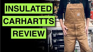 Can these handle EXTREME COLD Carhartt Insulated Bib Duck Overalls REVIEW [upl. by Einafpets]