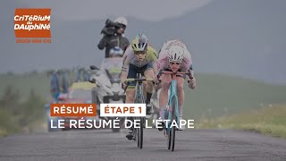 Résumé  Étape 1  Dauphiné 2023 [upl. by Enilreug]