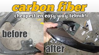 paano mag carbon fiber tutorial video the easyway teknik [upl. by Ajet]