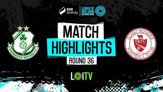 SSE Airtricity Mens Premier Division Round 36  Shamrock Rovers 42 Sligo Rovers  Highlights [upl. by Tnomad]