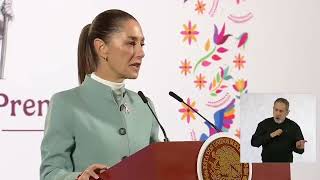 “Hay una estrategia general y además estamos trabajando en estrategias estatales” Presidenta [upl. by Yren]