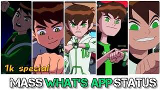 Ben 10 Hukum Mass🔥 whats app status 1k special shorts short ben10 ben10tamil GeistDragons [upl. by Medwin]