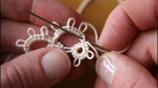 Needle Tatting  Best Needle Tatting Tip Katys secret quotspecial stepquot by RustiKate [upl. by Yvonne]