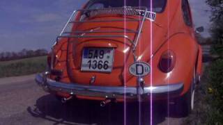 Sound of VW Beetle 1200 with standard exhaust system [upl. by Esoj861]