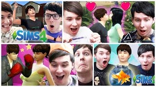 Dan and Phil Funniest Sims Moments [upl. by Annemarie]