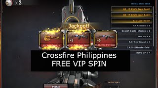 TIPS AND TRICKS TO WIN CROSSFIRE PHILIPPINES FREE VIP SPIN JACKPOT [upl. by Enyawd]