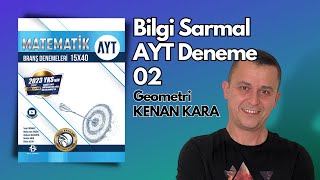 DENEME 2  Geometri çözümleri  Bilgi Sarmal  AYT Matematik Branş Denemeleri [upl. by O'Toole]