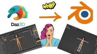 ✍Daz 3d a Blender  FACILITO [upl. by Lottie]