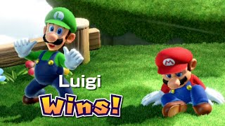 Mario Party Superstars  Luigi Wins By Doing Absolutely Nothing [upl. by Athene]