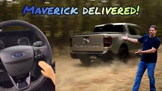 New Ford Maverick delivery Unwrapping the new truck ASMR [upl. by Claire]