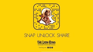 Unlock THE LION KING Snapchat Lens [upl. by Berliner548]