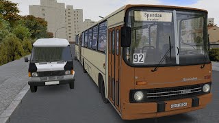 Omsi 2 Addon BerlinSpandau 1988  Route 92 Stadtgrenze  Freudstr PC [upl. by Snell]