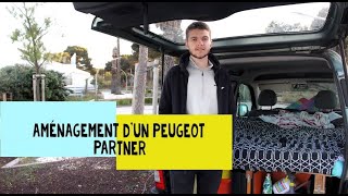 Aménager sa voiture en van pour moins de 25€  Peugeot Partner [upl. by Curren]