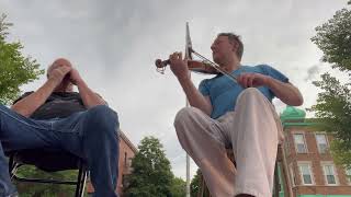 Westphalia Waltz Fiddle and Harmonica in Chicago [upl. by Latsyk]