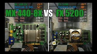 GeForce4 MX440 8x vs GeForce FX 5200 Test In 9 Games No FPS Drop  Capture Card [upl. by Releehw]