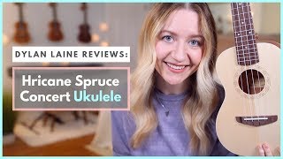 Hricane Spruce Concert Ukulele Review [upl. by Eiveneg23]