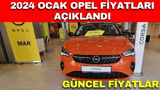 2024 OPEL OCAK FİYATLARI AÇIKLANDI  OPEL CORSAOPEL MOKKACROSSLANDASTRA [upl. by Tremayne]