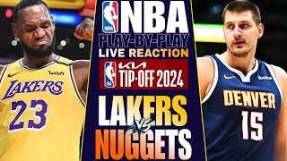 🔴LAKERS vs DENVER NUGGETS │ LIVE NBA Basketball Game PlayByPlay Reaction amp Scoreboard [upl. by Aniweta]