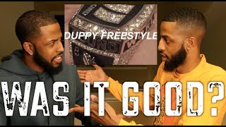 DRAKE quotDUPPY FREESTYLEquot REVIEW AND REACTION MALLORYBROS 4K [upl. by Enialb]