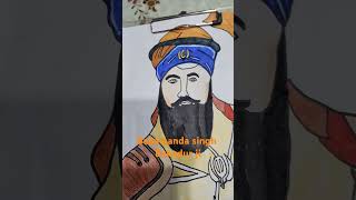 Drawing of Banda singh bahadur ji history ertugrul sultan love tughra jabbar farman khans [upl. by Aljan706]