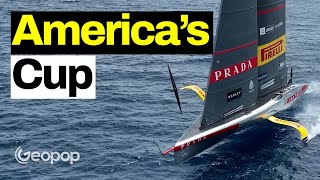 Come fanno Luna Rossa e le barche dell’America’s Cup a volare La tecnologia dei foil negli AC75 [upl. by Kalila896]