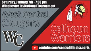 West Central vs Calhoun  High School Boys Basketball [upl. by Lorette]