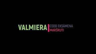 VALMIERA  CSDD eksāmena maršruti [upl. by Demetri]