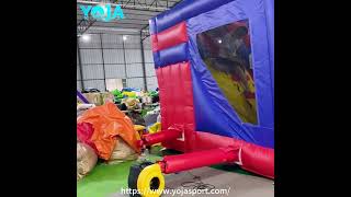 custom inflatable bouncer with slide combos trampolinepark slide waterslide trampoline [upl. by Bergstrom]